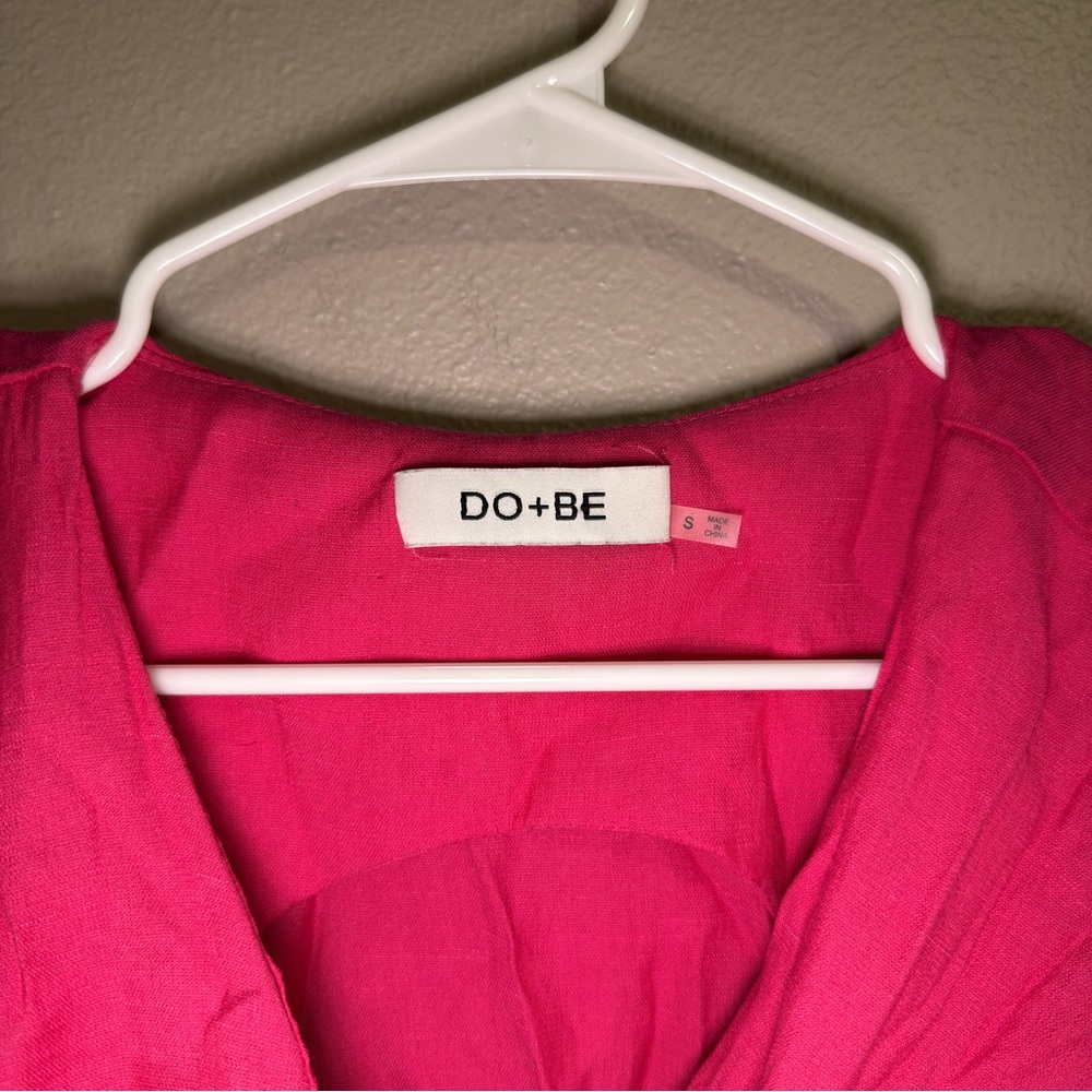 Vibrant Pink Do + Be Ruffle Romper - Picture 4 of 4